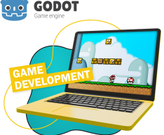 Godot.  Основа создания легендарных игр - КИБЕРшкола программирования для детей, компьютерные курсы для школьников, начинающих и подростков - KIBERone г. Санкт-Петербург