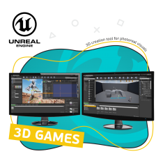 Unreal Engine 4. Игровой движок - КИБЕРшкола программирования для детей, компьютерные курсы для школьников, начинающих и подростков - KIBERone г. Санкт-Петербург